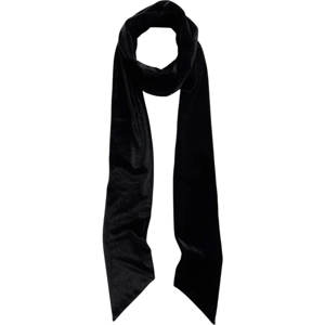 Mint Velvet Black Velvet Skinny Scarf